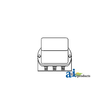 A & I Products Voltage Regulator (6 Volt) 6.75" x5.5" x3.5" A-8N10505C